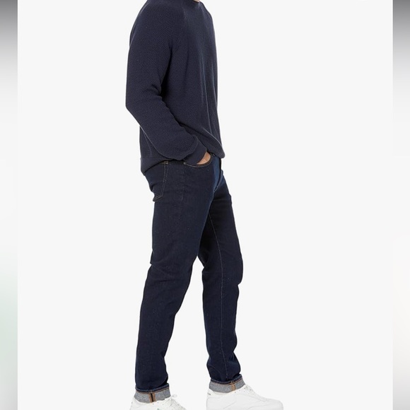 Men's Oversized-Fit Textured Cotton Crewneck Sweater- Size 3XL - Picture 6 of 9